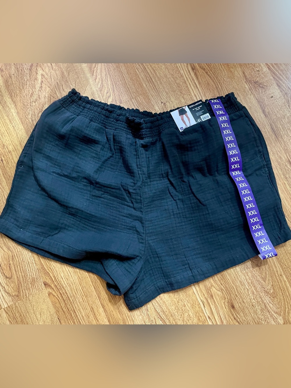 Billabong Women’s Black Lightweight Athletic Shorts